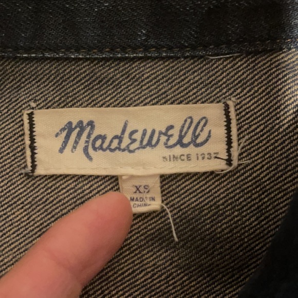 Madewell indigo Jean jacket Size XS - Picture 10 of 14